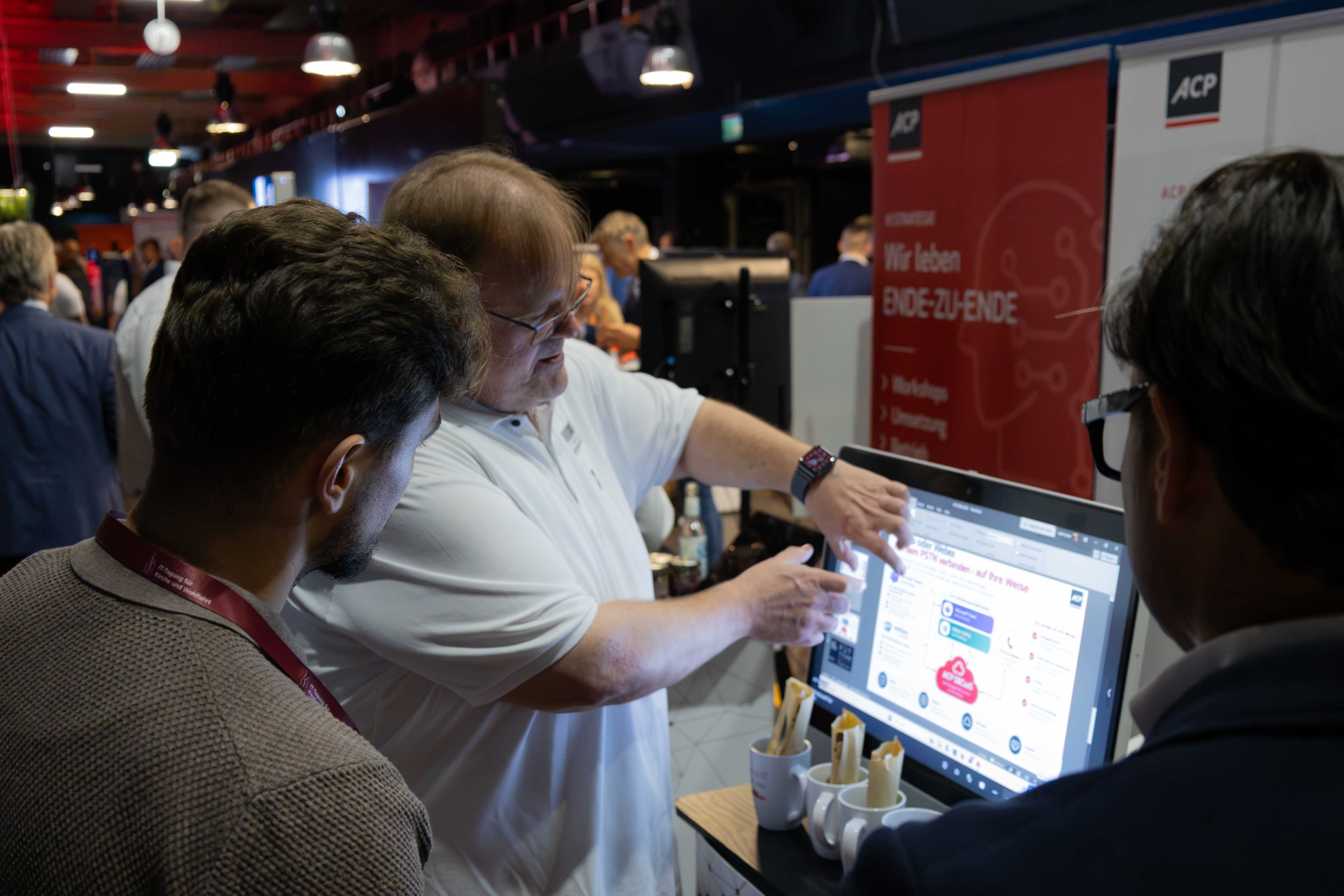 Networking am Messestand